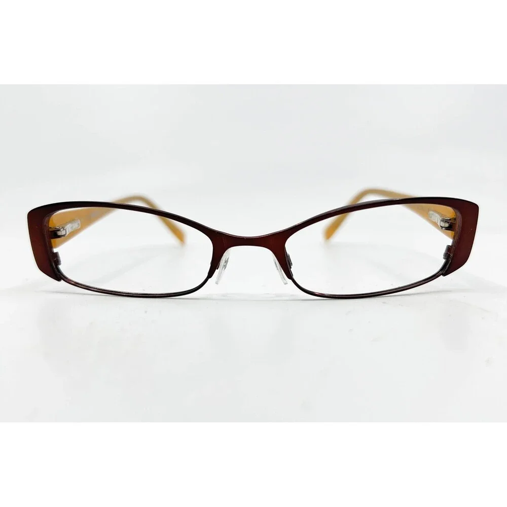 Cosmopolitan Eyeglasses Women Brown DIVINE Chocolate 48-17-135 30974